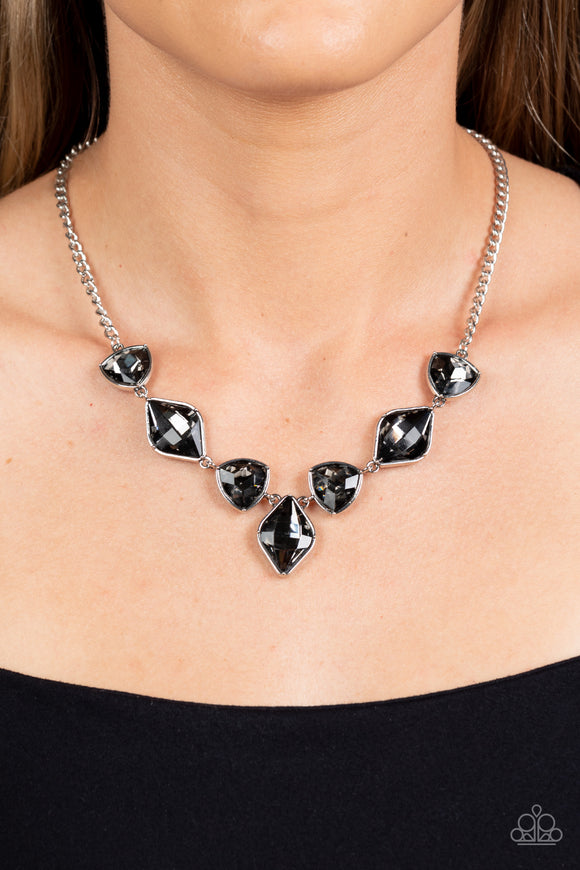 Glittering Geometrics Silver ✧ Necklace
