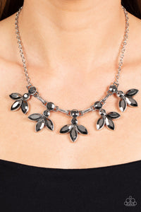 Hematite,Necklace Short,Silver,Dauntlessly Debonair Silver ✧ Hematite Necklace