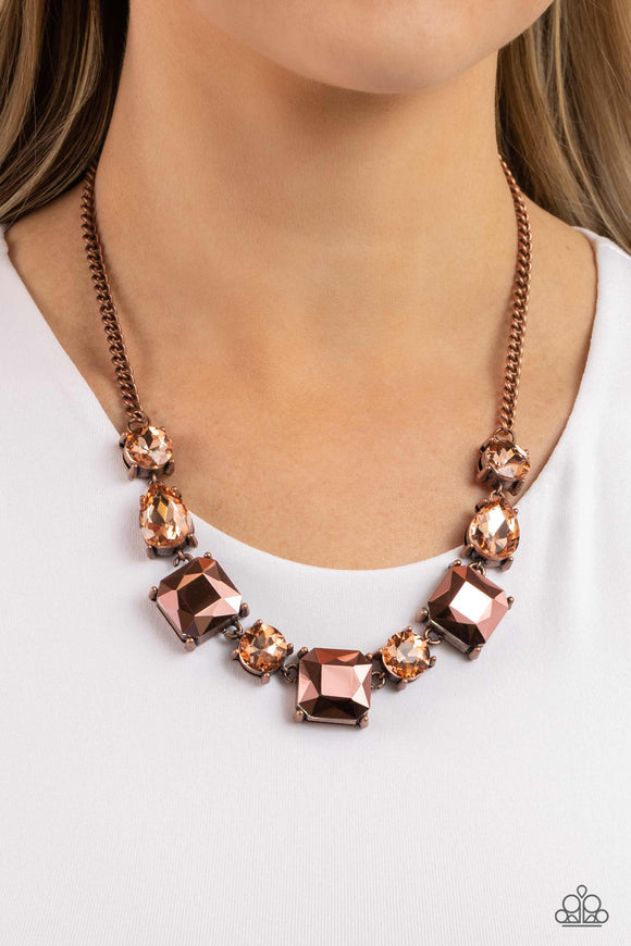 Elevated Edge Copper ✧ Necklace