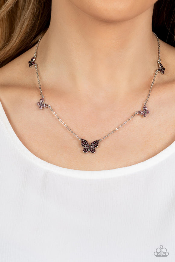 FAIRY Special Purple ✧ Butterfly Necklace