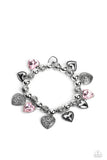 Charming Crush Pink ✧ Stretch Heart Bracelet