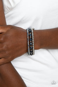 Blue,Bracelet Coil,Silver,Celestial Chapter Blue ✧ Coil Bracelet