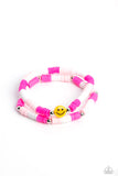 In SMILE Pink ✧ Stretch Bracelet