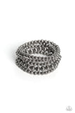 Sonoran Stripes Silver ✧ Stretch Bracelet