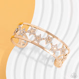 Starry Suffragette Gold ✧ Star Cuff Bracelet
