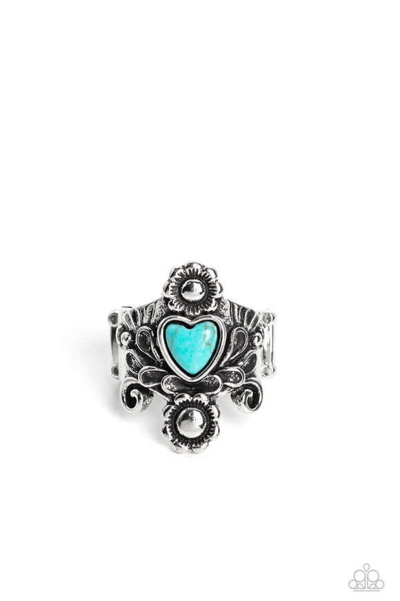 Trailblazing Tribute Blue ✧ Heart Ring