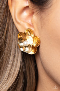 Earrings Clip-On,Gold,Miami Magic Gold ✧ Clip-On Earrings