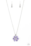 Fancy Flower Girl Purple ✧ Necklace
