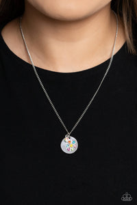 Iridescent,Multi-Colored,Necklace Short,Silver,Dandelion Delight Multi ✧ Iridescent Necklace