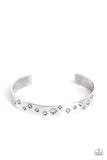 Starburst Shimmer White ✧ Iridescent Cuff Bracelet