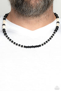 Black,Lava Stone,Necklace Seed Bead,Urban Necklace,White,Legendary Lava White ✧ Seed Bead & Lava Rock Necklace