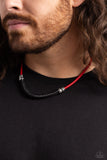 Corded Chivalry Red ✧ Urban Necklace