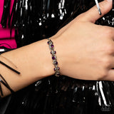 Intertwined Illusion Purple ✧ Sliding Bead Bracelet