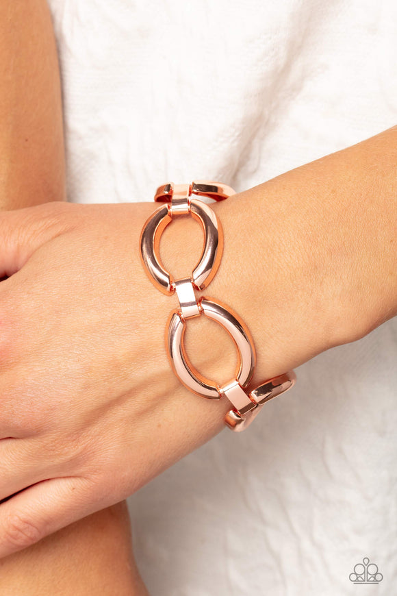 Constructed Chic Copper ✧ Bracelet