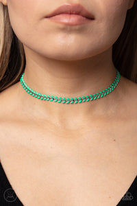 Empower Me Pink,Exclusive,Green,Necklace Choker,Necklace Short,Grecian Grace Green ✧ Choker Necklace