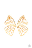 Butterfly Frills Gold ✧ Post Earrings Post Earrings