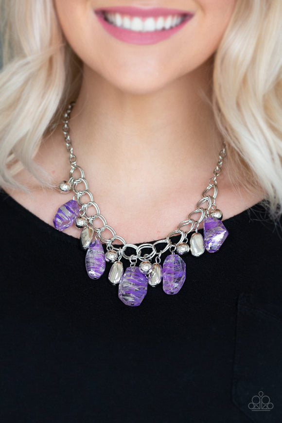 Chroma Drama Purple ✨ Necklace Short