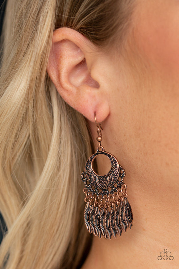 Country Chimes Copper ✧ Earrings Earrings