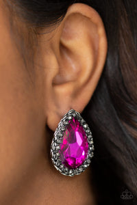 Earrings Post,Hematite,Pink,Dare To Shine Pink ✧ Post Earrings