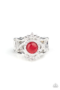 Cat's Eye,Red,Ring Wide Back,Decadently Dreamy Red ✧ Ring