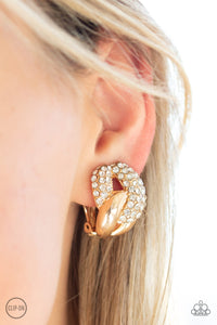 Earrings Clip-On,Gold,Definitely Date Night Gold ✧ Clip-On Earrings
