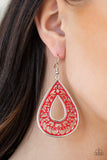 Drop Anchor Red ✧ Earrings Earrings