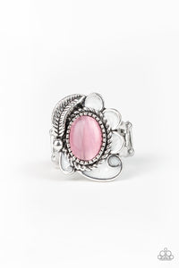Cat's Eye,Light Pink,Pink,Ring Wide Back,Fairytale Magic Pink ✧ Ring