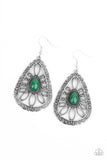 Floral Frill Green ✧ Earrings Earrings