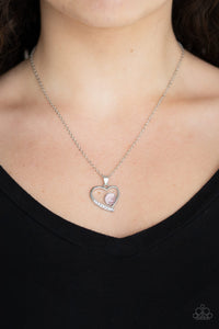 Cat's Eye,Hearts,Light Pink,Mother,Necklace Short,Pink,Valentine's Day,Heart Full of Love Pink ✧ Necklace