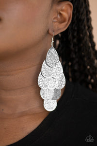 Earrings Fish Hook,Silver,Hibiscus Harmony Silver ✧ Earrings