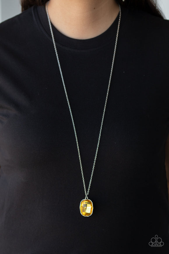 Imperfect Iridescence Yellow ✨ Necklace Long