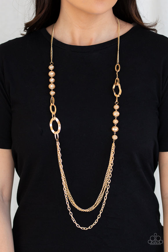 Modern Girl Glam Gold ✨ Necklace Long