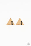 Pyramid Paradise Black ✧ Post Earrings Post Earrings