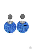 Really Retro-politan Blue ✧ Acrylic Post Earrings Post Earrings