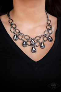 autopostr_pinterest_48291,Black,Fan Favorite,Gunmetal,Necklace Short,Show-Stopping Shimmer Black ✨ Necklace