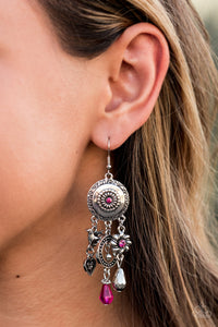Earrings Fish Hook,Pink,Springtime Essence Pink ✧ Earrings