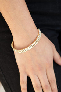 Bracelet Stretchy,Gold,Stacked Deck Gold ✧ Bracelet