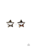 Dark Oil Spill Starlet Shimmer Earrings SS Earring