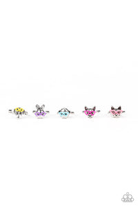 Multi-Colored,SS Ring,Animal wearing Glasses Starlet Shimmer Ring