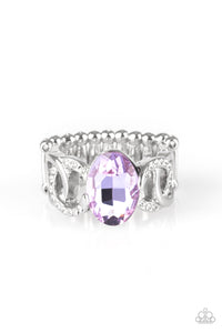 Purple,Ring Wide Back,Supreme Bling Purple ✧ Ring