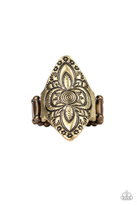 Brass,Ring Wide Back,Tahiti Trek Brass ✧ Ring