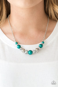Green,Necklace Short,Sets,The Big-Leaguer Green ✨ Necklace