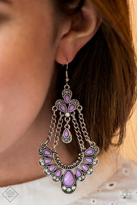 Earrings Fish Hook,Glimpses of Malibu,Purple,Unique Chic Purple ✧ Earrings