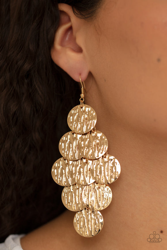 Uptown Edge Gold ✧ Earrings Earrings