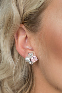 Earrings Clip-On,Light Pink,Pink,Highly High-Class Pink ✧ Clip-On Earrings