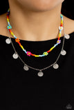 Rainbow Dash Multi ✧ Seed Bead Necklace