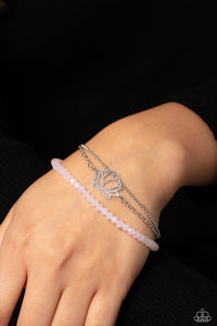 Bracelet Clasp,Light Pink,Pink,Silver,A LOTUS Like This Pink ✧ Bracelet