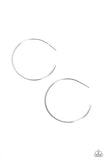 Seize the Sheen Silver ✧ Hoop Earrings