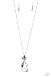 Sleek Sophistication Purple ✧ Iridescent Necklace