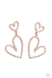 Doting Duo Copper ✧ Heart Post Earrings